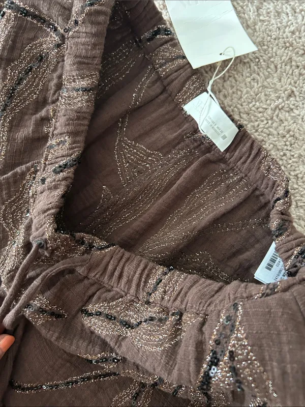 Zara sequin balloon pants. - Image 14