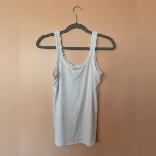 Aerie White Button-Front Tank Top - Image 4