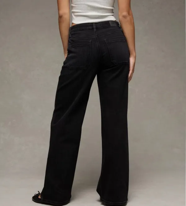 American Eagle Super High Rise Baggy Wide Leg Jeans - Image 3