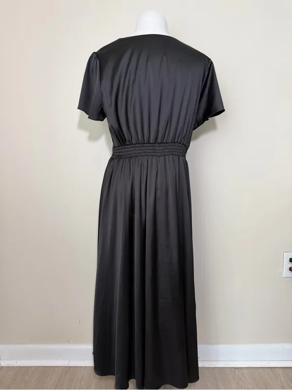 Baltic Born Poppy Satin Midi Dress - Image 6
