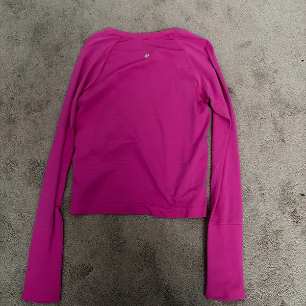 Lululemon Long Sleeve Swiftly Tech Race Length in Sonic Pink - Image 2