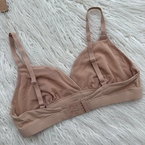 Skims Fits Everybody Crossover Bralette Clay Size Small - Image 5