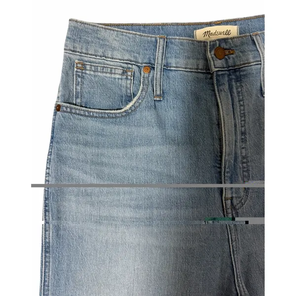 Madewell 11" High Rise‎ Flare Jeans Medium Wash Women's Size 30 - Image 7