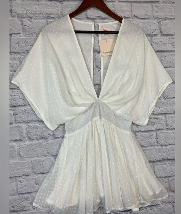 Showpo White Mini Dress - Image 2