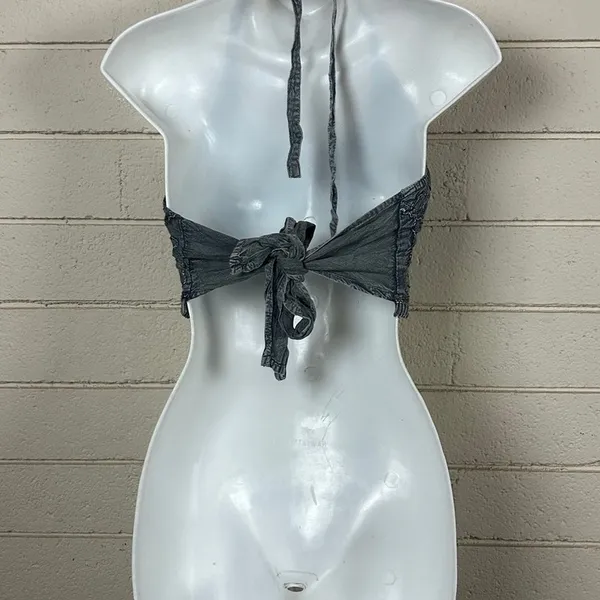 Halter Gray Embroidered one size Size undefined - Image 6