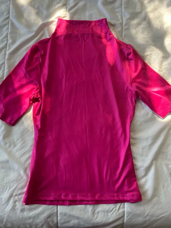 Pink flower top Size M - Image 5