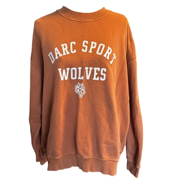 Darc Sport Wolves Sweatshirt Mojave Sky Limited 530/1000 XL Oversized - Image 2