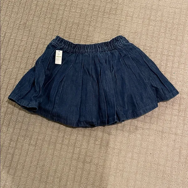 Aerie denim pleated skort - Image 3