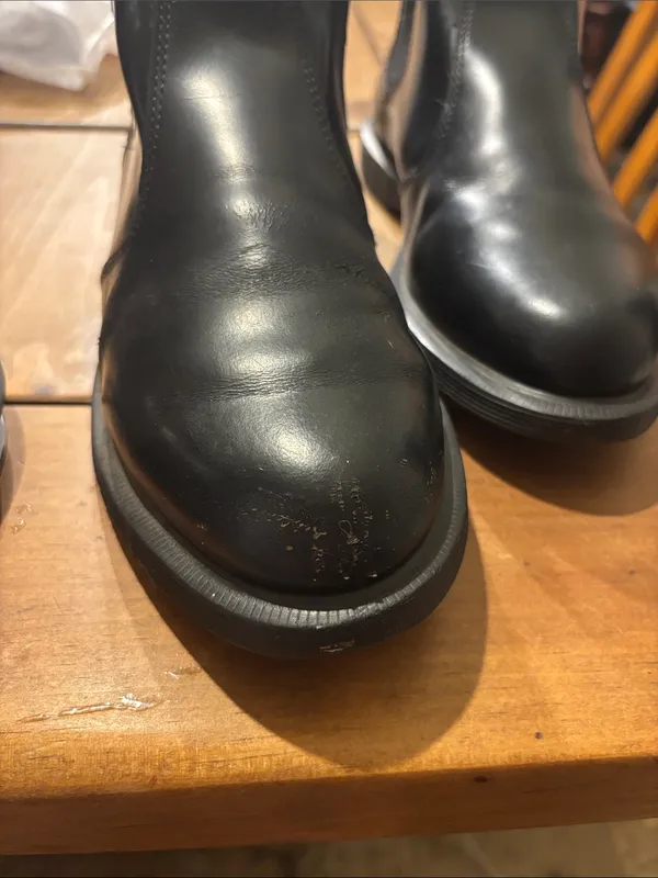 Dr Martens womens Flora leather chelsea ankle boots black 10 - Image 6