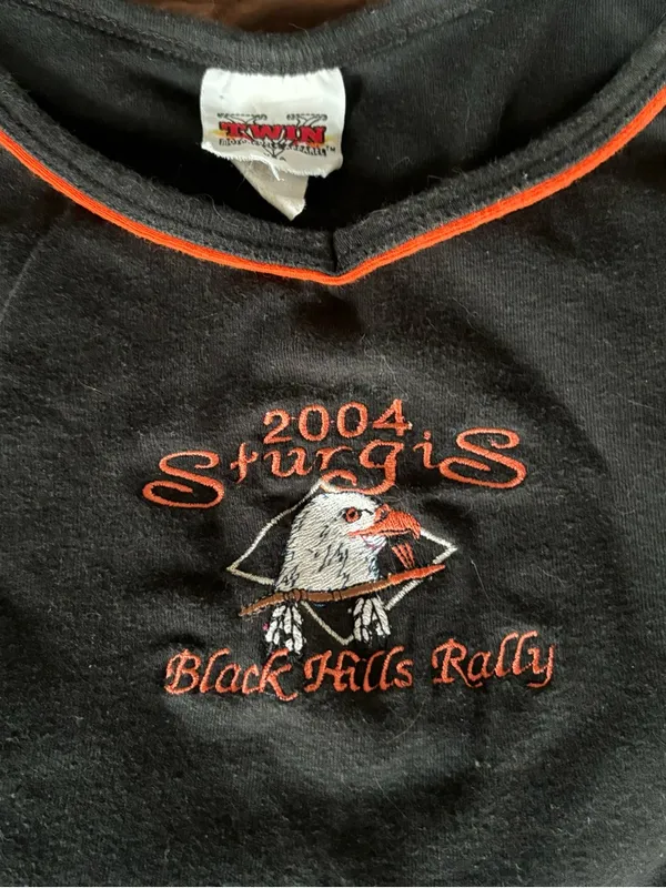 Vintage 2004 black harley davidson womens tank top - Image 2