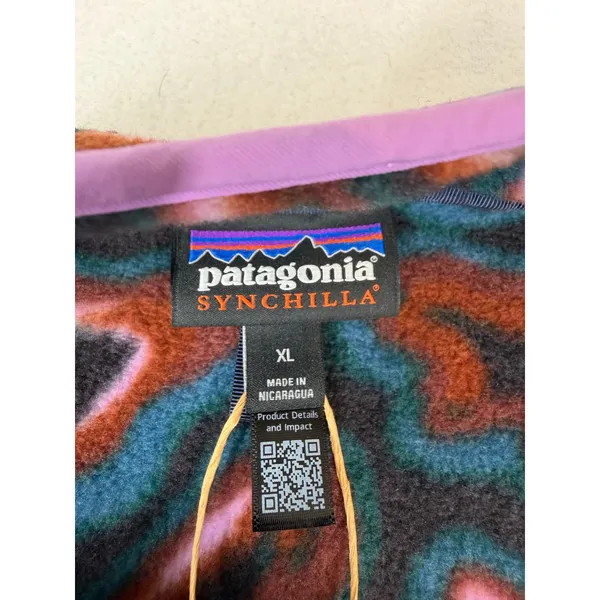 Patagonia Women's Synchilla Snap-T Fleece Pullover Soft Spirea Size XL NWOT - Image 4