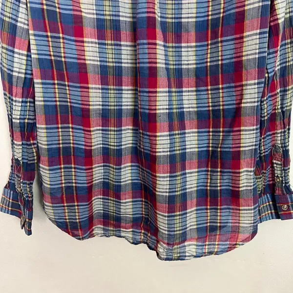 American Eagle Vintage Boyfriend Plaid Women's Shirt Size Small - Image 10