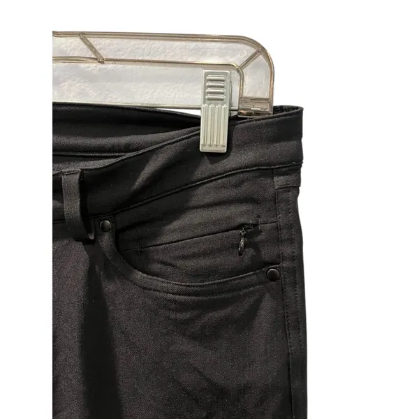 Lululemon Black Chino Pants Women's Size 6 Casual Zip Fly Work Skinny 28x30 - Image 3