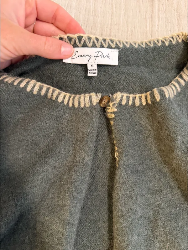 Emory park button up sweater  - Image 4