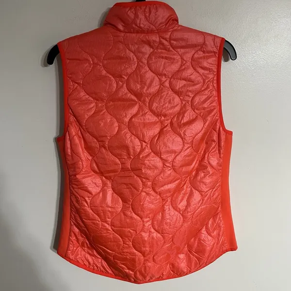 J‎ Crew Vest Women's Small Pink Full Zip Inner Pockets Coral Puffer Sleeveless - Image 13
