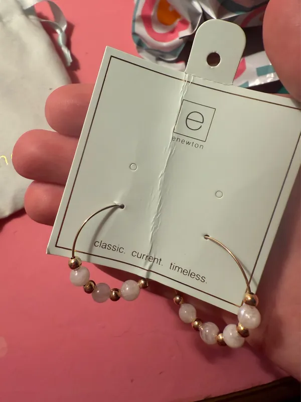 E Newton Gold Earrings - Image 2