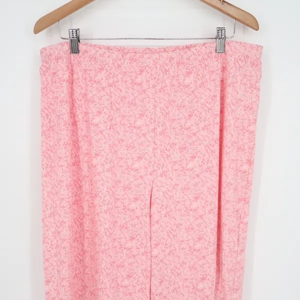 Charter Club Intimates Pajama Pants Womens XL Light Pink Ditsy Floral Print - Image 4