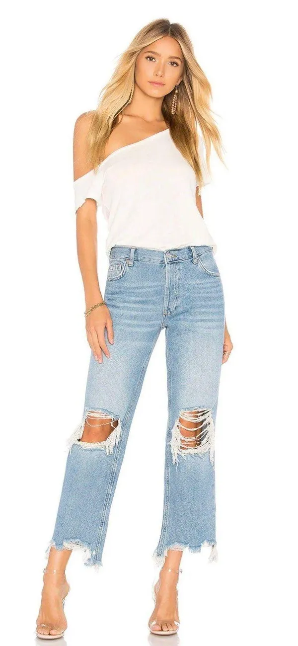 Free People Maggie Mid-Rise Straight Jeans - Image 2