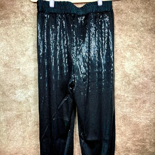 Shavonne Dorsey Sequin Jogger Black M - Image 13