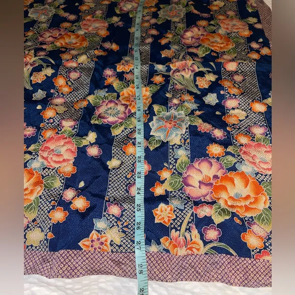 Japanese Organic Silk Scarf 27”x28” - Image 4