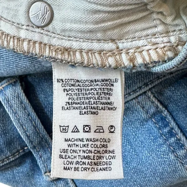 Free People So Many Seams Flare Jeans Retro 70's Size 24 Medium Wash Denim - Image 8