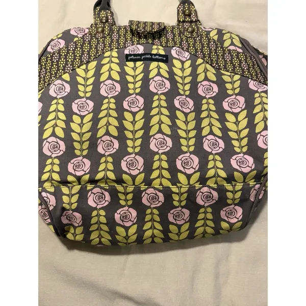 Petunia Pickle Bottom Wistful Weekender Tote Floral Diaper Bag Spring RARE XL - Image 2