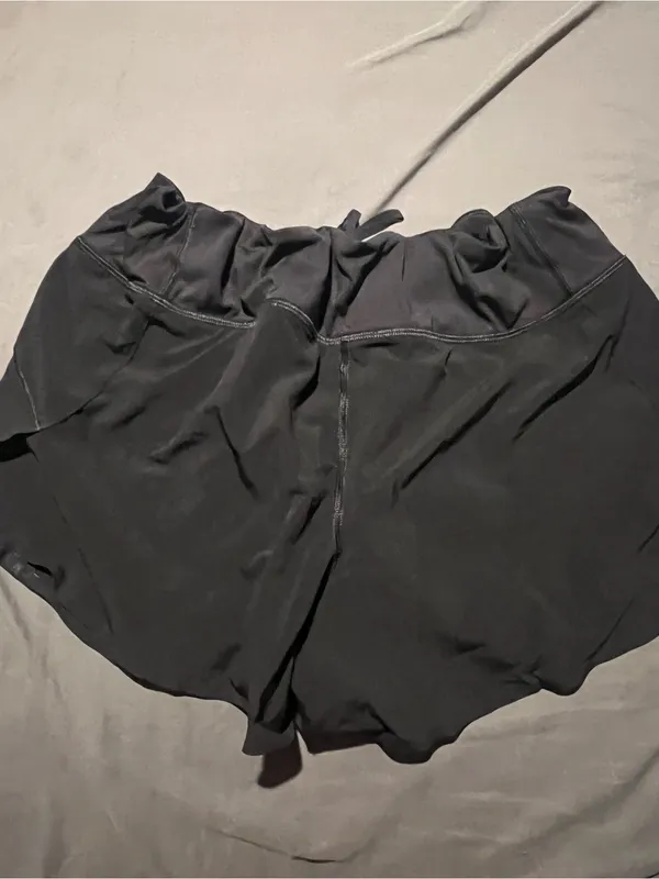 Athleta run with it black shorts - Image 3