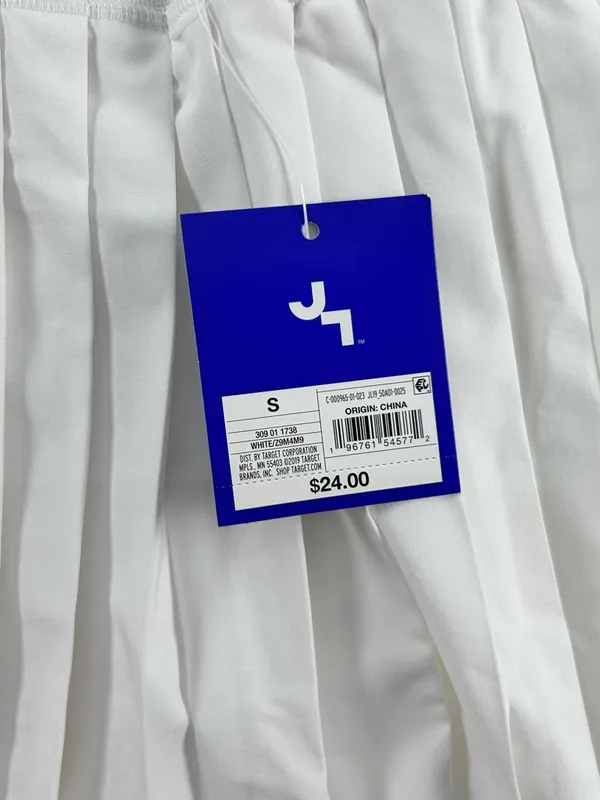 JoyLab White Pleated Tennis Skirt Women Size S Athletic Skort Preppy Activewear - Image 6