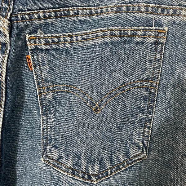 Levi's Women Vintage Blue Relaxed Fit Tapered Leg High Rise Jeans Size 12S - Image 4