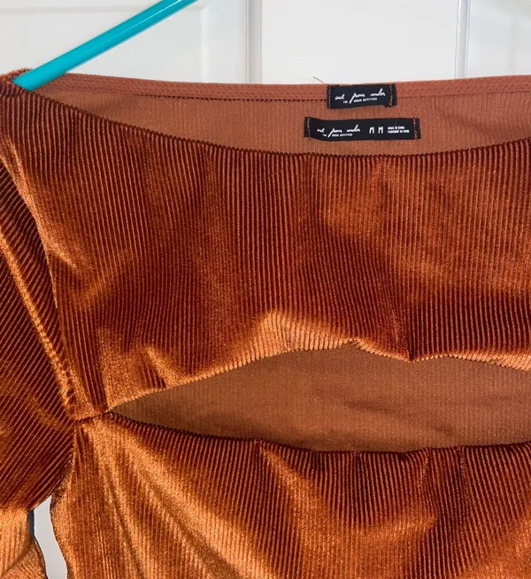 Urban Outfitters Velvet Bodysuit - Image 3