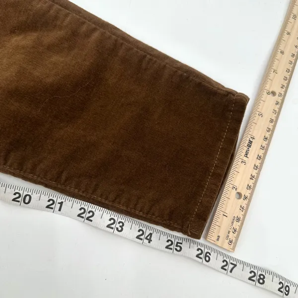 EDYSON Corduroy Pants Women’s 30P Petite Brown HAMPTON Skinny Fine Wale Classic - Image 12
