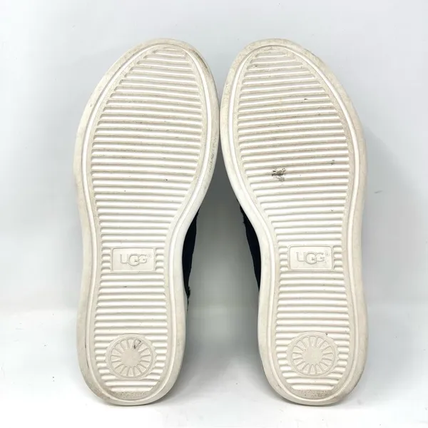 UGG Ashby Spill Seam Trainer Black Suede Laceless Chunky Platform Sneakers 9 - Image 6