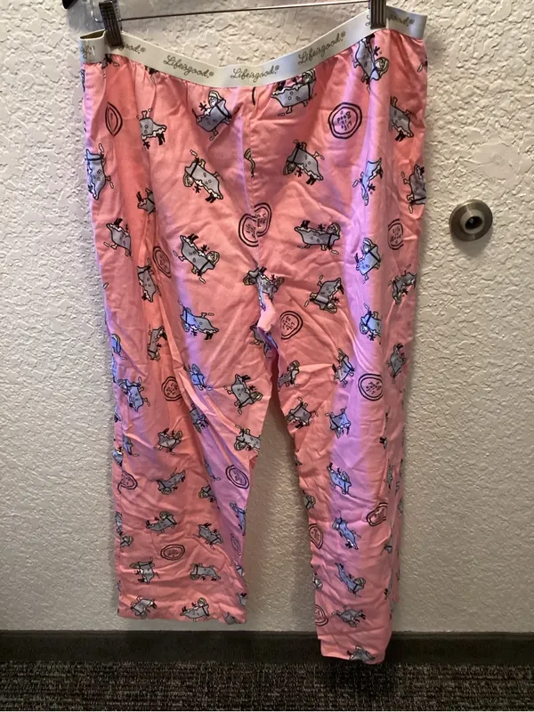 Life is Good Pink Printed women’s Pajama Bottoms - Image 4