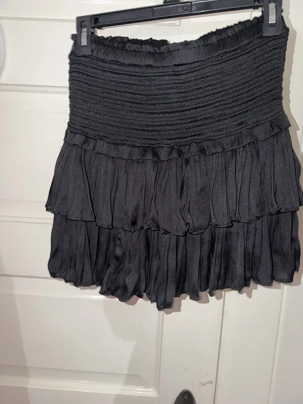 RESET black ruffle skirt Size M - Image 2