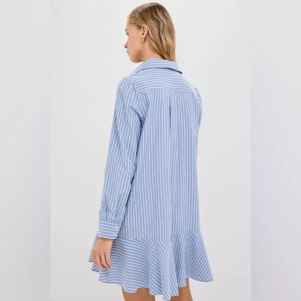 Tuckernuck Blue Stripe Callahan Shirtdress - Image 3