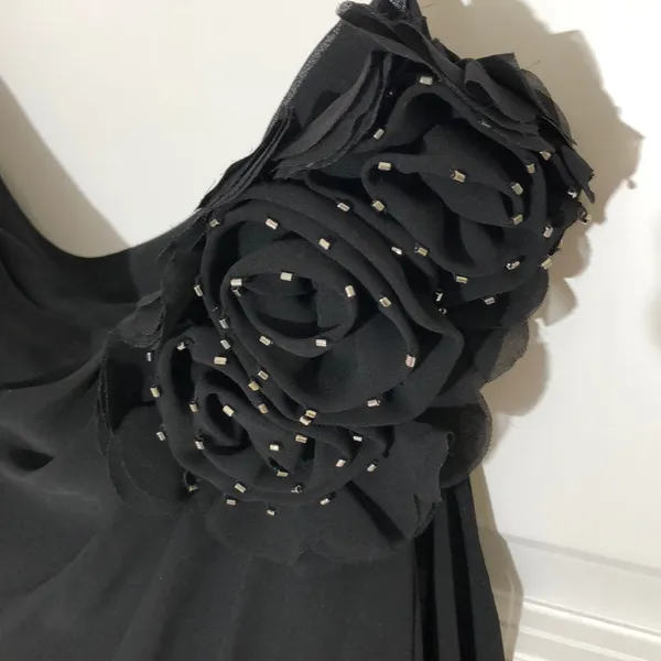 R&M Collection Little Black Dress One Shoulder 6 LBD - Image 3