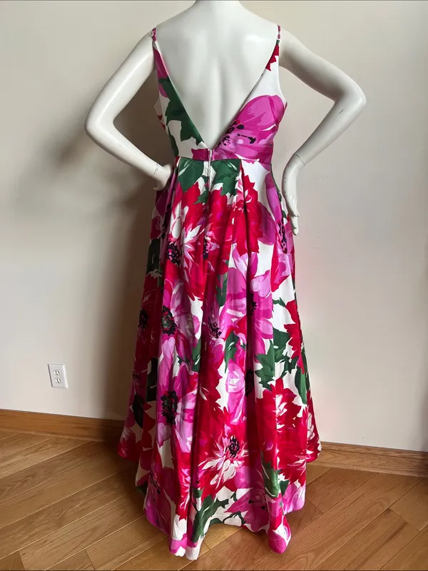 B. Smart Floral Prom Dress - Spaghetti Straps quinceañera with crinoline - Image 6