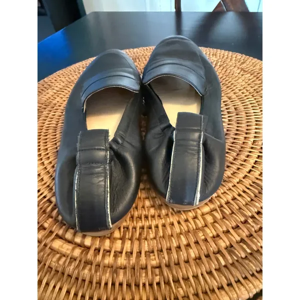 Everlane‎ The Day Loafer Black Leather Elastic Heel Flat Made in Italy Womens - Image 6
