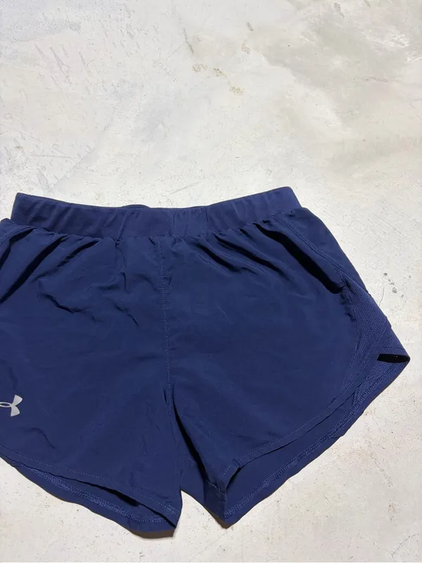 Under Armour Navy Women's Athletic Running Shorts small - Image 3