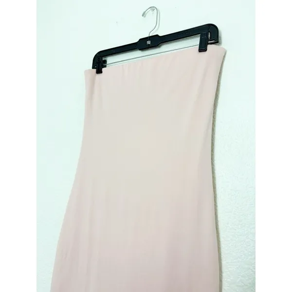 Bumpsuit Zoe Maxi Dress Size Medium Pink Maternity Strapless Baby Shower - Image 8