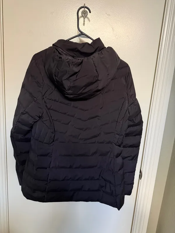 32 Degrees Heat Black Quilted Puffer Jacket - Image 3
