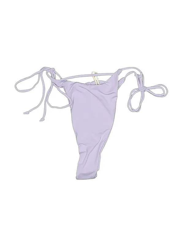 Riot Swim - Ila Thong Bottom - Wisteria Purple - Size L - New With Tags - Image 4