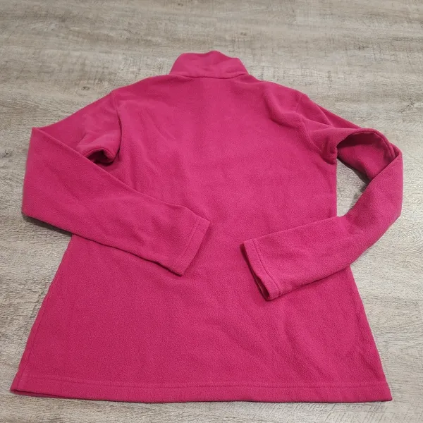 Patagonia Pink Fuzzy Sherpa Half Zip Pullover Sweater Size Medium - Image 2