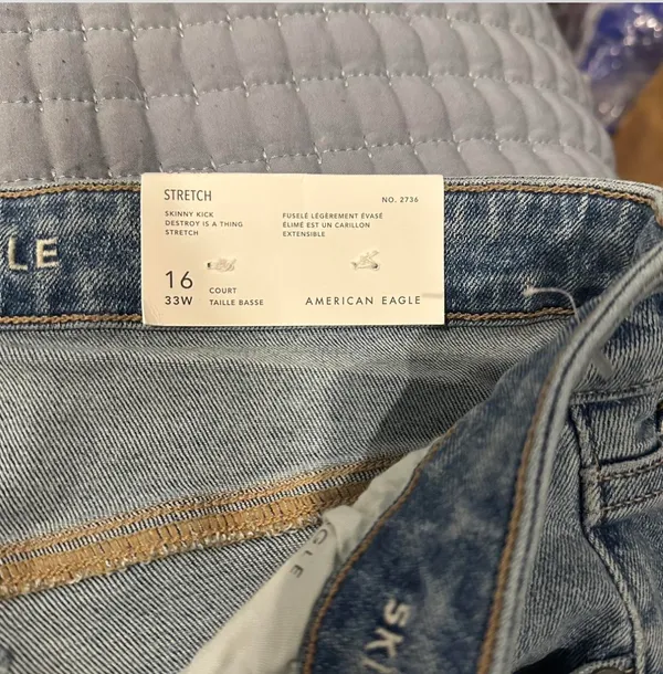 Stretch Kick Flare Jeans - Image 4