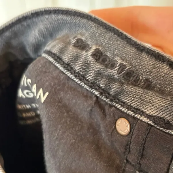 American Eagle Black 90's Bootcut Jeans Size 16 - Image 6