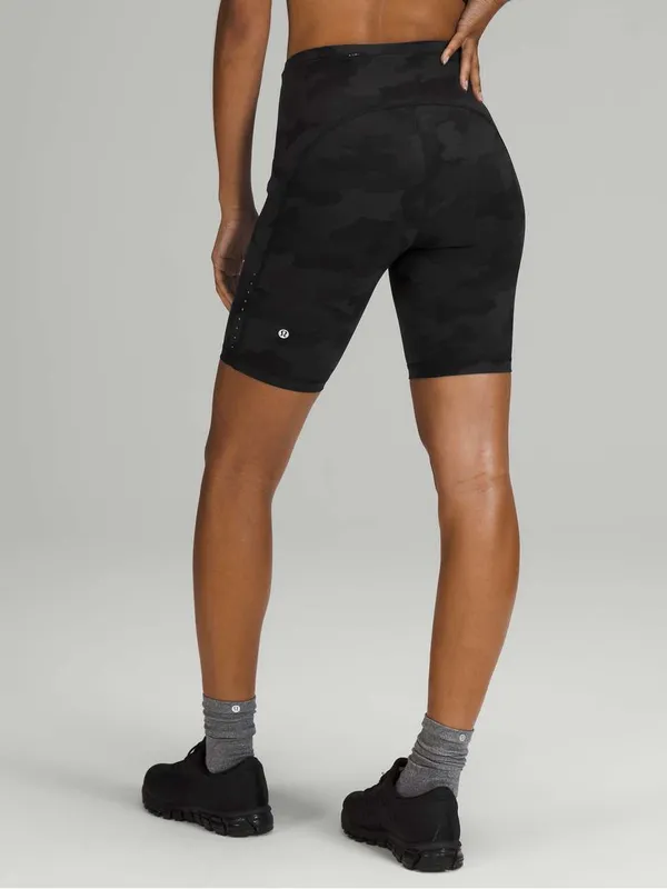 Lululemon swift speed High-Rise 8” Camo Biker Shorts gym Pilates yoga activewear - Image 2