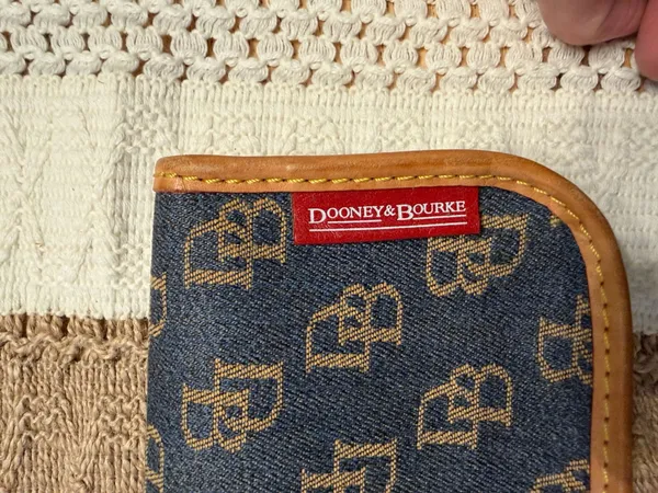 Dooney & Bourke Denim Logo Wristlet - Image 4