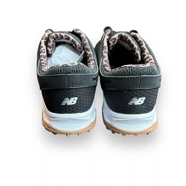 New Balance Women Sz 6.5 Fresh Foam Breathe Golf Shoes Black/Animal NBGW4002BKA - Image 3