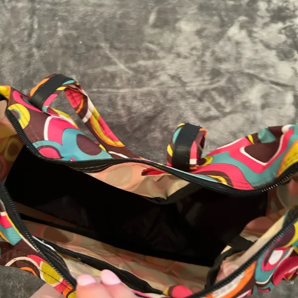 Colorful Patterned Women's Bag Pink - Image 3