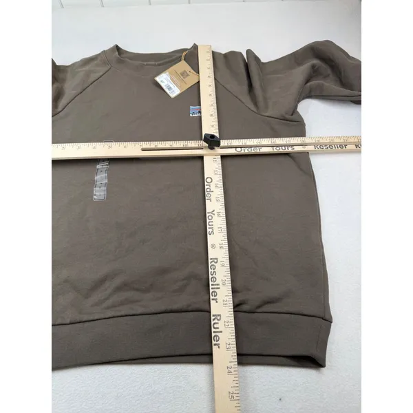 Patagonia Women Regenerative Organic Cotton Crew Top Marlow Brown Small NWT - Image 5